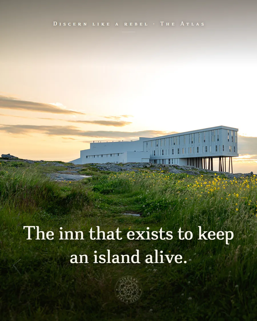 Fogo Island Inn Instagram cover: The inn that exists to keep an island alive